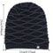 Fur Lined Winter Hat Men And Women Knitted Beanie Cap Casual Fivepointed Star Decor Winter Knitted 2