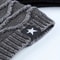 Fur Lined Winter Hat Men And Women Knitted Beanie Cap Casual Fivepointed Star Decor Winter Knitted 3
