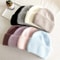 Real Rabbit Fur Winter Hat Fashion Women Beanie Warm Solid CoverWomen Solid Adult Cover Head Cap 4