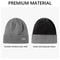 Winter Beanie Hats With Fleece Lining Thick Warm For Men Women Stretchy Fit Unisex Cuffed Knit Hat 1