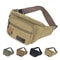 Mens Belt Bag Travel Canvas Waist Pack Fashion Chest Bag Pouch For Phone Hip Bag Waist Pack Male 2
