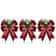 Chrismas Checkered Ribbon Bow Set With Pine Cones And Needles For Indoor And Outdoor Christmas Deco 6
