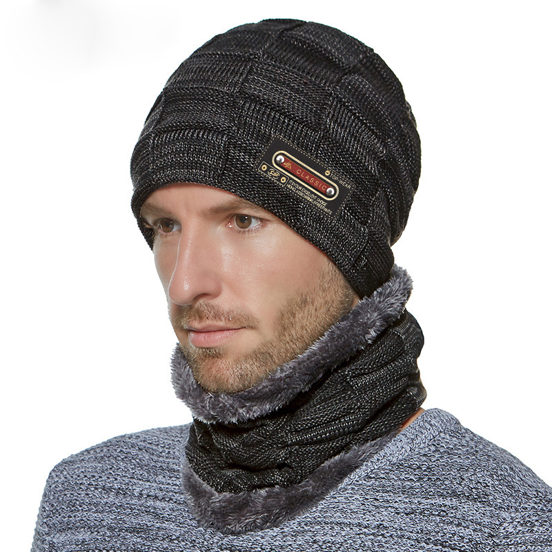 Thick Winter Knitted Hats For Men And Women New Unisex Beanie Fur Lined Warm Hats For Men Women Dr 1