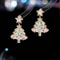 Creative Personalized Girl Gifts, Christmas Tree Star Pendant Earrings Women, Christmas Series Simple Advanced Rotating