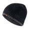 Double Layer Solid Color Velvet Warm Bonnet Cap Mens Skullies Beanies Knitted Wool Hats Men Winter 6