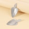 Big Earrings Womens Exaggerated Fashion, Advanced Metal Textured Leaf Pendant, Geometry Drop Earring