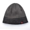 Mens Winter Thick Beanie Hat Skullies Beanies Knitted Striped Hats Double Layer Solid Color Velvet 1