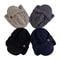 Warm Earflap Cap Stylish Unisex Beanie Hat Plush Fur Lined Winter Hat for Ski Sports Outdoors