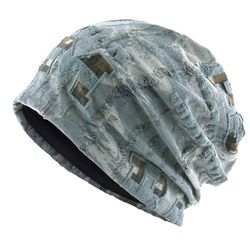 foam letter printing hats men vintage distressed tie-dye beanie women skullies beanies winter warm spring fall hats