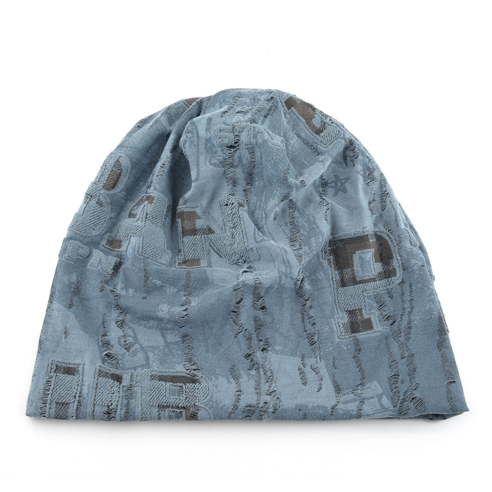 Foam Letter Printing Hats Men Vintage Distressed Tie-dye Beanie Women Skullies Beanies Winter Warm Spring Fall Hats