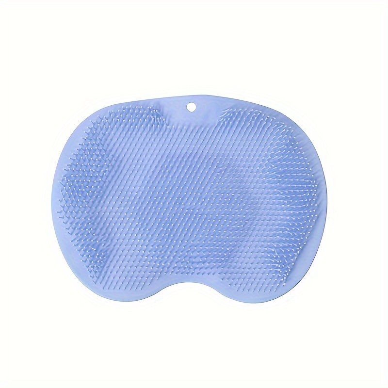 Silicone Bath Brush, Wall-Mounted Non-Slip Back and Foot Scrubber for Lazy People