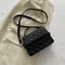Small Casual Quilted Crossbody Bag with Magnetic Closure, Adjustable Strap, Daily Use Handbag for Women