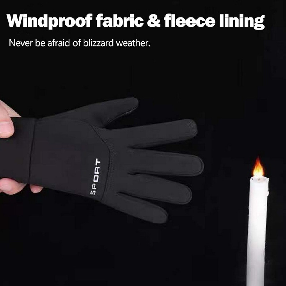 Winter Outdoor Sports Ski Gloves Windproof WaterRepellent Fleece ColdProof Cycling Touchscreen NonS 5