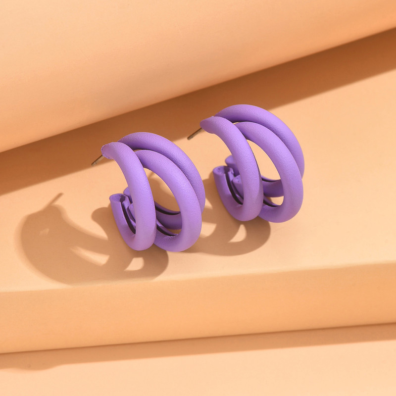 Elegant Gold Color Geometric Statement Hoop Earrings for Women, Vintage Luxury Party Jewelry Gift