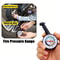 Professional Analog Tire Pressure Gauge - Car Motorcycle Bike Tyre Deflation Tool with Easy-Read Dial, Heavy-Duty Construction
