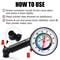 Professional Analog Tire Pressure Gauge - Car Motorcycle Bike Tyre Deflation Tool with Easy-Read Dial, Heavy-Duty Construction