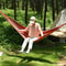 Thick Canvas Outdoor Portable Swing Hammock For Camping Lounging Sleeping 2