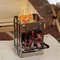 Compact Firewood Stove – Portable Mini Stainless Steel Design for Camping, Picnic & BBQ Use