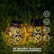 Waterproof Solar Hanging Lantern Lights Moroccan Decorative LED Garden Light Solar Metal Tabletop L 3