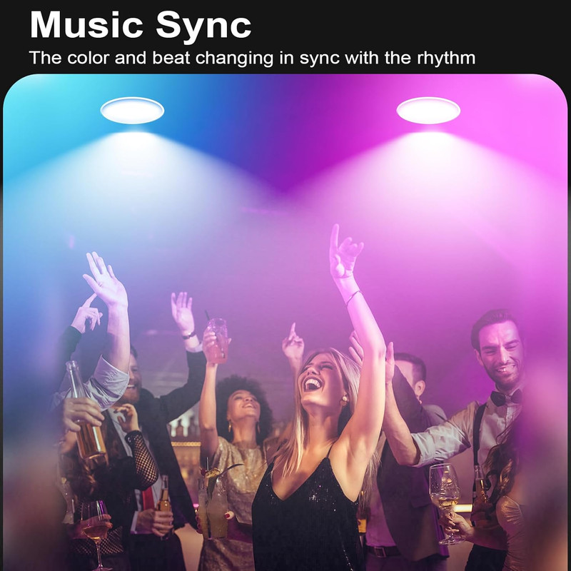 WiFi Smart Light Bulb Color Changing Dimmable Alexa And Google Home Compatible Music Sync 0