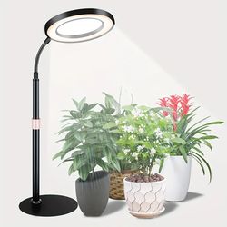 led plant light for indoor plants with full spectrum, desk grow light and auto timer