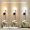Cordless Wall Lights Set Of Battery Operated Wall Sconces With Rechargeable Bulbs Remote Control An 1