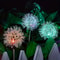 Outdoor Waterproof Solar Dandelion Aluminum Wire Ball Garden Lamp with LED Light Decoration