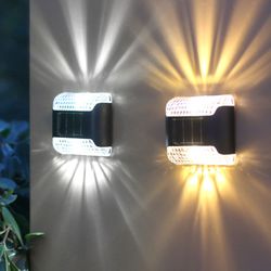 waterproof solar led wall lamp for outdoors, solar led wall light, garden decoration up and down lighting