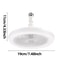 Rotatable Ceiling Fan With Remote Control Lighting Lamp Converter Base For Bedroom Living Room Mifl 5
