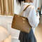 Fashion Largecapacity Shoulder Bag PU Leather Travel Handbag Retro Tote For Women Summer Work And S 2