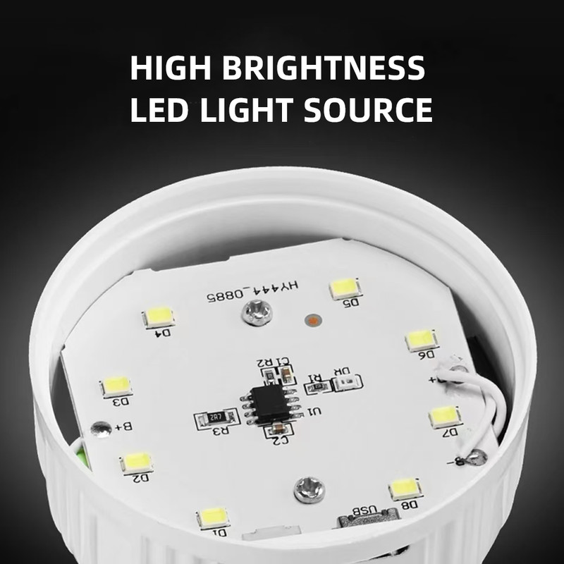 Rechargeable LED Flashlight Outdoor, Super Bright LED Camping Light, Portable Lantern with Hook and Lighting Modes