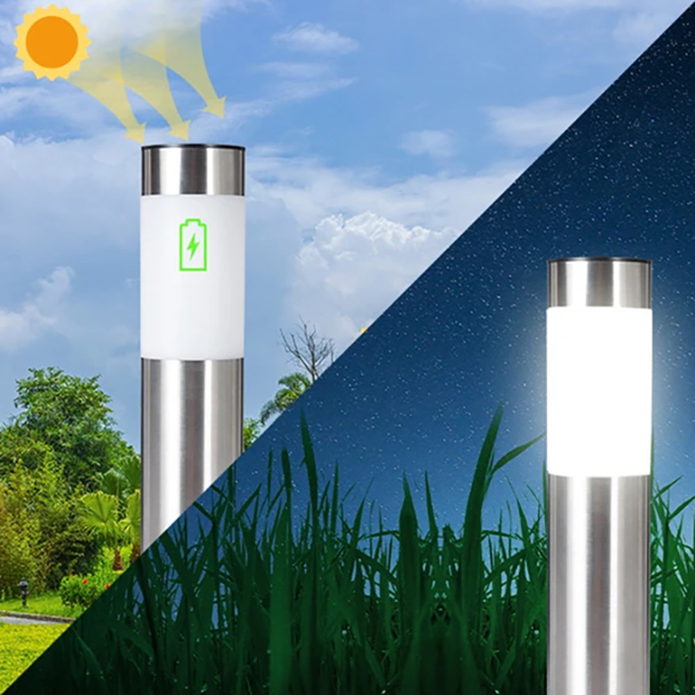 Waterproof Solar Pathway Lights, Outdoor Driveway Landscape, Auto On/Off Lights for Yard Lawn