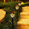 Miflame LED Solar Lawn Lights Outdoor, Waterproof Pathway Lamps, Warm Light for Villa Courtyard Landscape Decoration