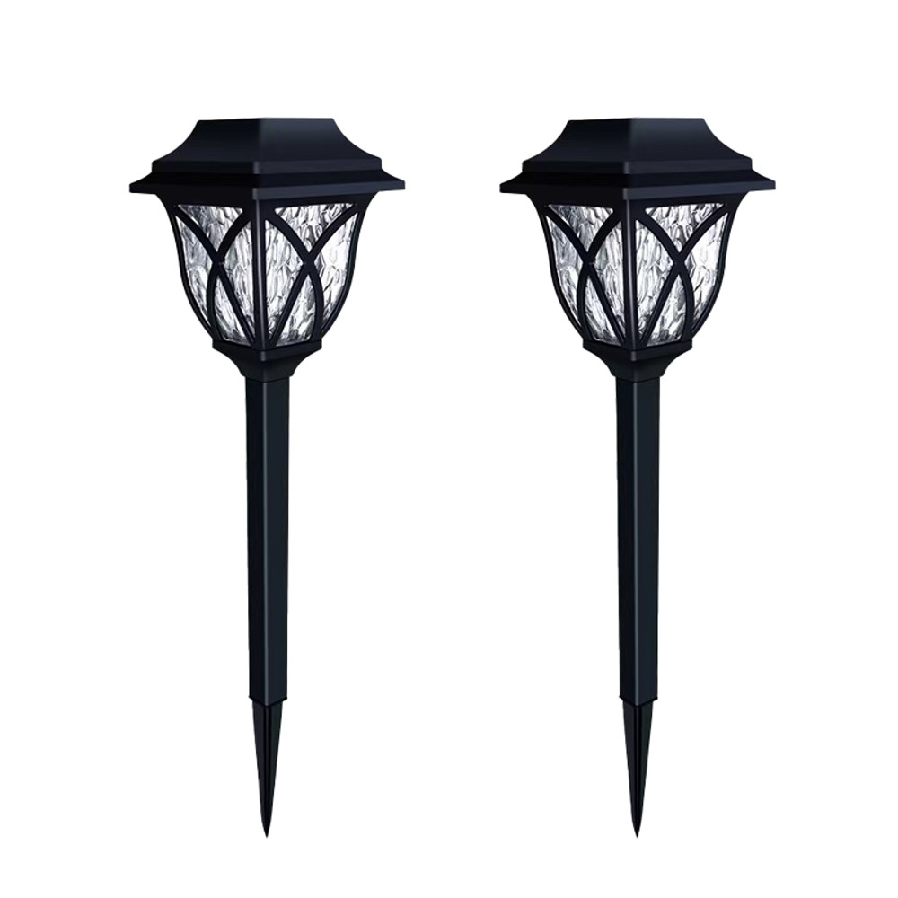Miflame LED Solar Lawn Lights Outdoor, Waterproof Pathway Lamps, Warm Light for Villa Courtyard Landscape Decoration