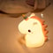 Cartoon Animal LED Night Light For Kids USB Rechargeable Unicorn Bedroom Decor Lamp 2