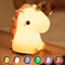 Cartoon Animal LED Night Light For Kids USB Rechargeable Unicorn Bedroom Decor Lamp 4