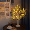 Christmas Decoration LED Green Leaf Artificial Birch Light Battery Operated Holiday Lights 3