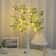Christmas Decoration LED Green Leaf Artificial Birch Light Battery Operated Holiday Lights 4