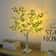 Christmas Decoration LED Green Leaf Artificial Birch Light Battery Operated Holiday Lights 5
