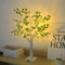 Christmas Decoration LED Green Leaf Artificial Birch Light Battery Operated Holiday Lights 5