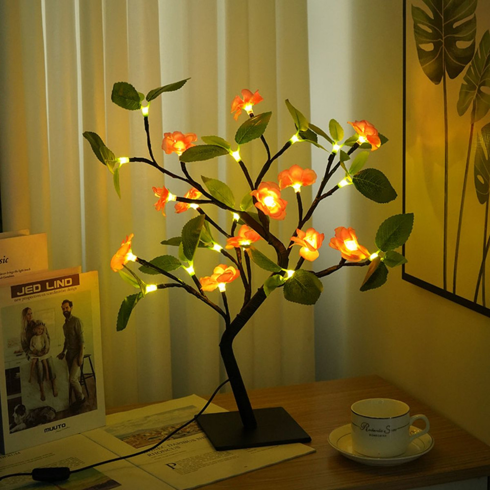 Gift Creative Luminescent Styling Light LED Peach Blossom Plum Blossom Tree Lamp Interior Decorativ 1