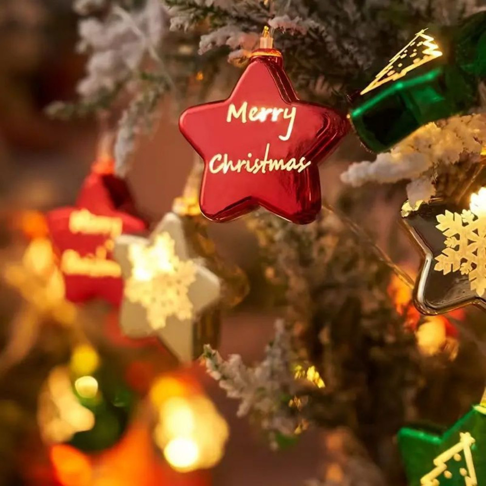 Christmas Holiday Cartoon Snowman Light String, Scene Atmosphere Decoration Light, LED Christmas Light String