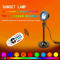 Neon Night Lamp Sunset Projector USB Sunset Light LED Rainbow Wall Atmosphere Lighting For Bedroom 3