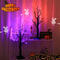 Birch Tree Lights Orange And Purple Illuminated Halloween Battery Powered USB Decor Black Branch T 2