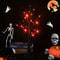 Birch Tree Lights Orange And Purple Illuminated Halloween Battery Powered USB Decor Black Branch T 3