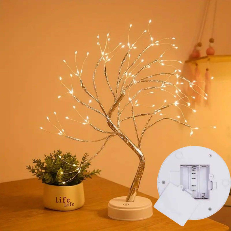USB Battery Operated Starry Copper String Lights LED Warm White Tree Lights Indoor Outdoor Ramadan 1