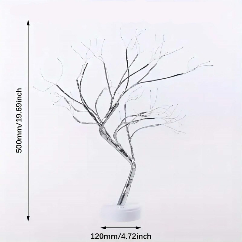 USB Battery Operated Starry Copper String Lights LED Warm White Tree Lights Indoor Outdoor Ramadan 5