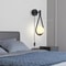 LED Wall Lamps with Bulb, Black Copper Indoor LED Wall Lights, With Plug Switch for Bedroom, Wall Sconce Decor