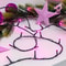 Shimmering LEDs Sparkling Pink Fairy Lights Valentines Day Wedding Christmas Decor Enchanting Modes 3