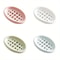 Self Draining Oval Silicone Soap Dish, Sink Counter Organizer, Multifunctional Bathroom Storage Rack Holder Tray